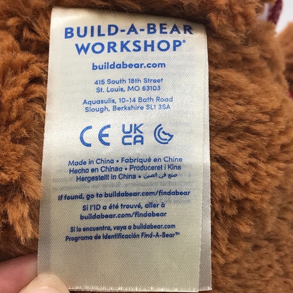 Build-A-Bear Workshop PJ Masks Owlette Bear Brown Red 17 IN Plush Stuffed Animal - Picture 13 of 14